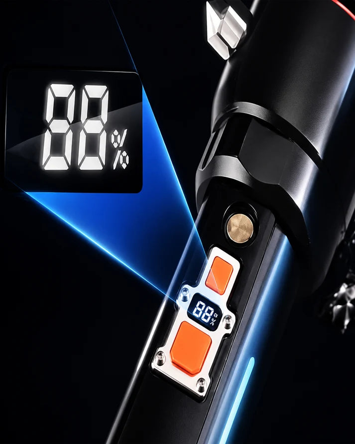 Aluminum Alloy XL SuperHD Flashlight  | Type-C+Powerbank+Side Light+Cigarette Lighter | RL-2407