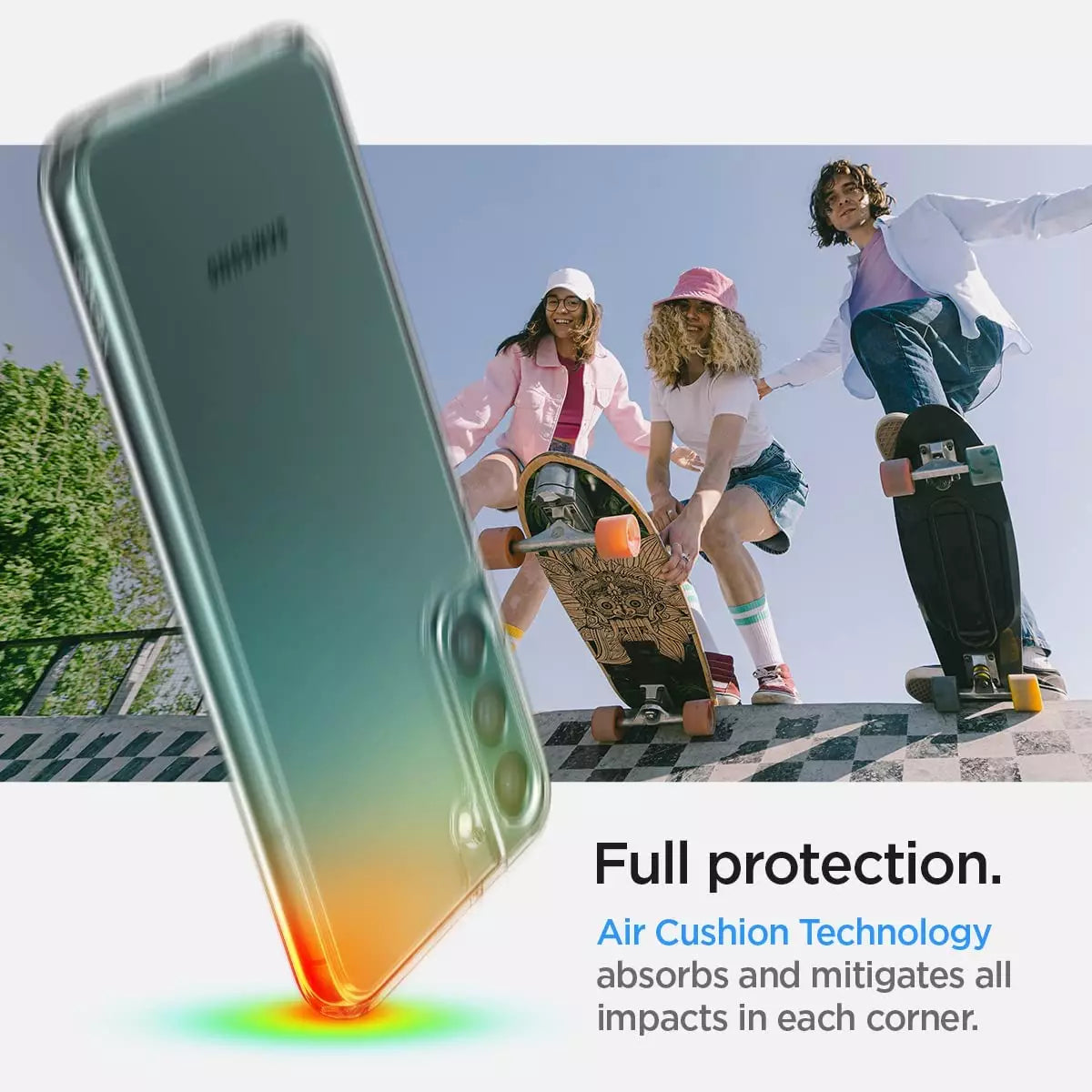 CLEARANCE SALE - Spigen Ultra Hybrid Case for Galaxy S22 Plus  | ACS03954 – Clear