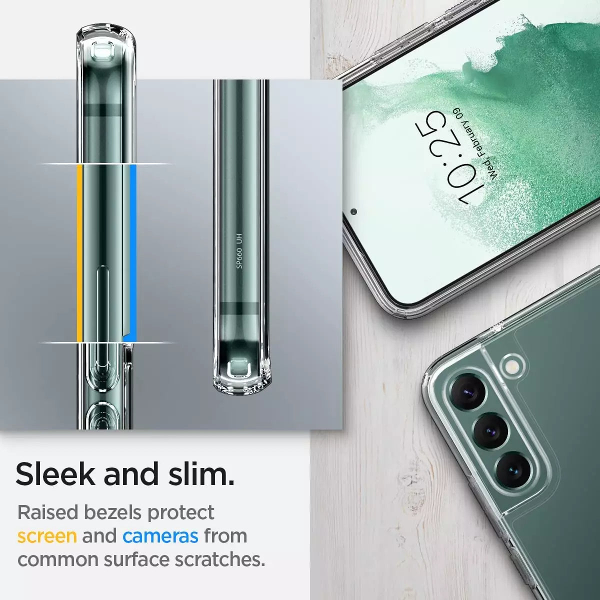 CLEARANCE SALE - Spigen Ultra Hybrid Case for Galaxy S22 Plus  | ACS03954 – Clear