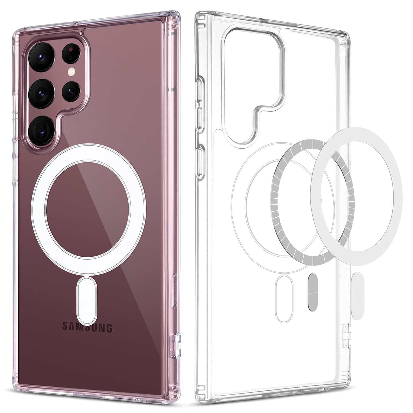 CLEARANCE SALE - Clear Magsafe Case for Galaxy S22 Ultra – Clear