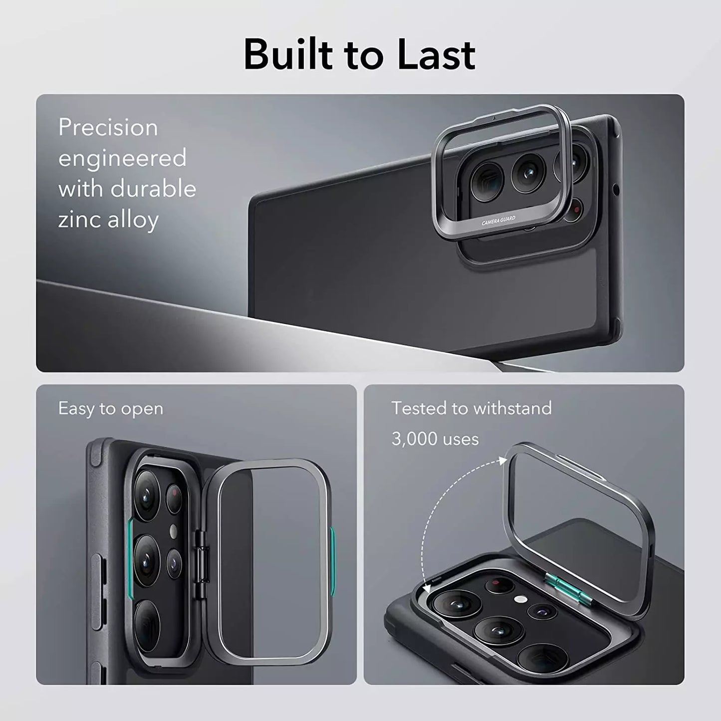 CLEARANCE SALE - ESR Kickstand Case for Galaxy S23 Ultra - Black