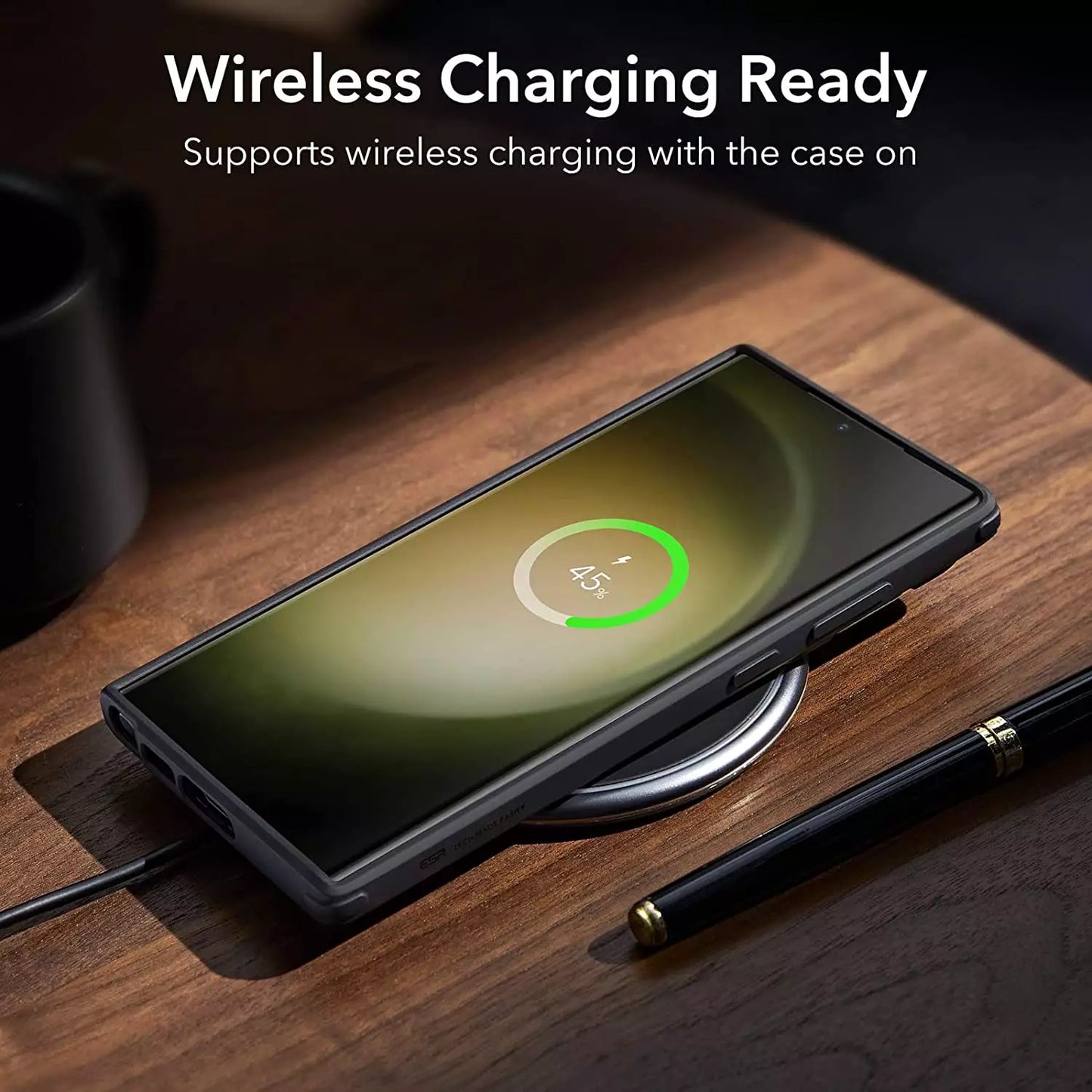 CLEARANCE SALE - ESR Kickstand Case for Galaxy S23 Ultra - Black