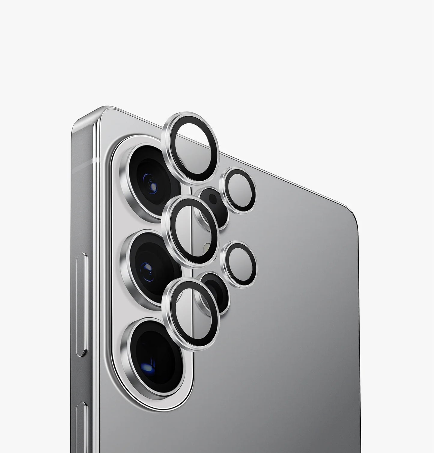 UNIQ OPTIX Aluguard Camera Lens Protector for Galaxy S26 Ultra - Sterling Silver