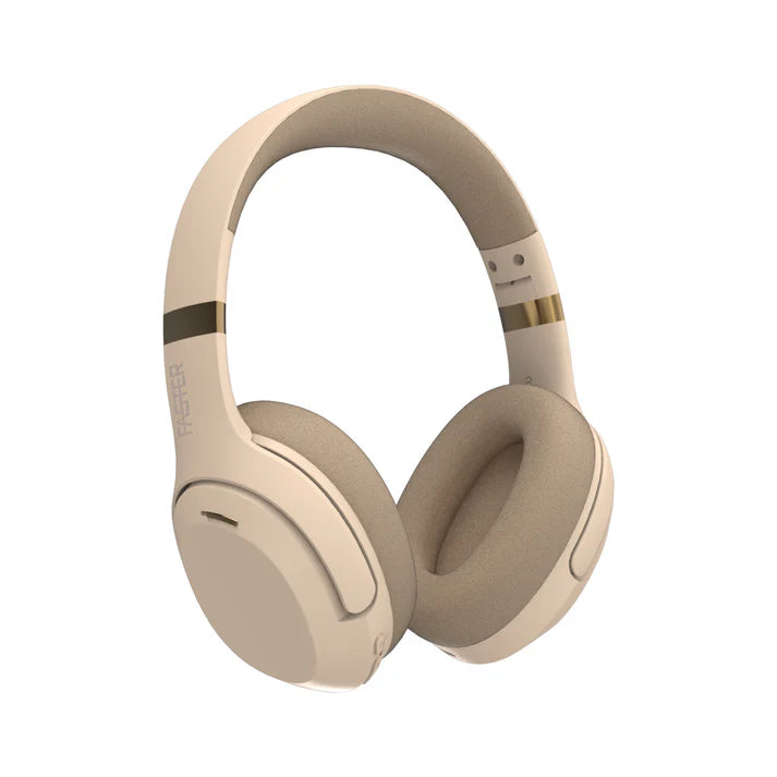 Faster S6 HD Foldable BT Headphones | BT 5.3 | Black/Grey/Beige