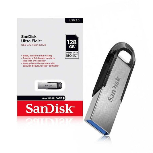 SanDisk Ultra Flair 128GB USB 3.0 | 150MB/s