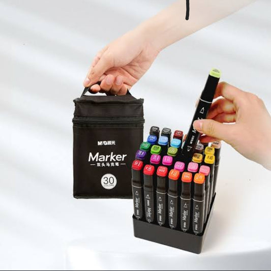 M&G Twin Tip Color Marker 30 Pieces Set