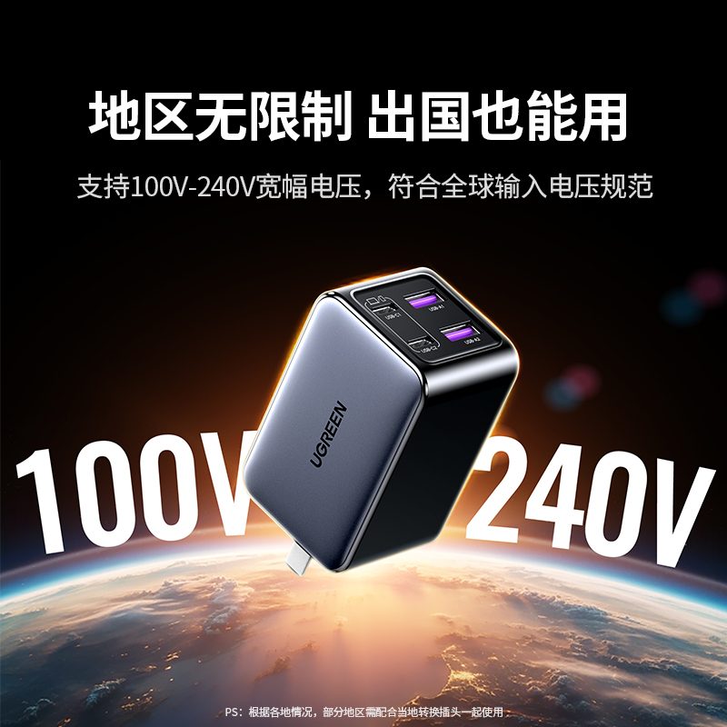 Ugreen 65W GaN PD Charger | 4-Port 2C+2A | 35963 | X557