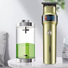 VGR Rechargeable Digital Display Hair Clipper With Turbo Function | 3 PCS GUIDE COMB  | VGR-V991