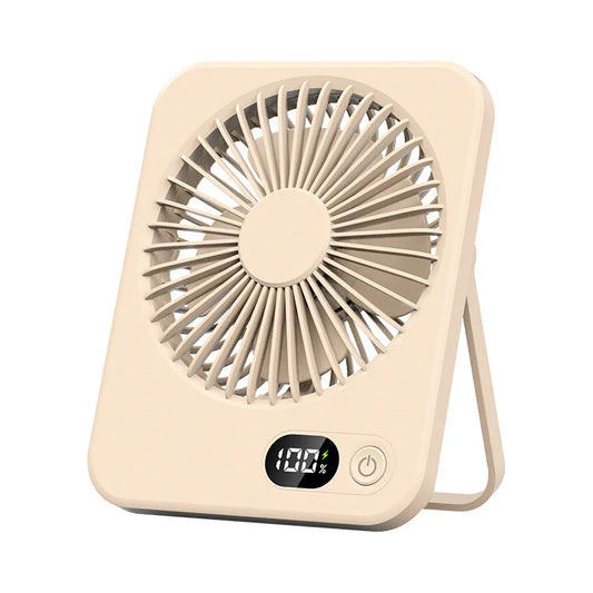 Portable & Rechargeable Desktop Handy Fan | Type-C | WEGO WG-9902 | Orange
