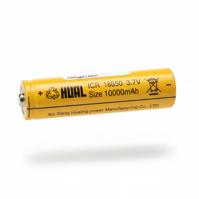 HUAL 18650 3.7V Lithium Rechargeable Cell/Battery | Single Pcs