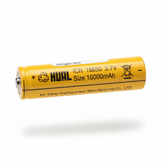 HUAL 18650 3.7V Lithium Rechargeable Cell/Battery | Single Pcs