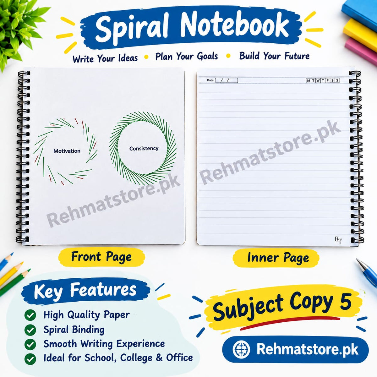 Bt Subject Ring Note Book | Premium Quality