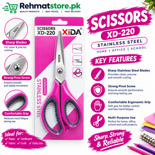 Xida Scissors Stainless Steel 179mm(7'') | XD-220