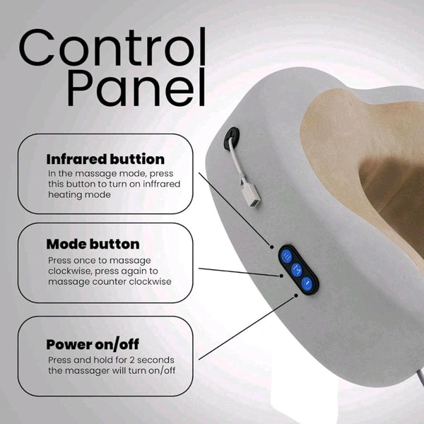 Blueidea Neck Massager Pillow | Type-C Rechargeable | BLD-118