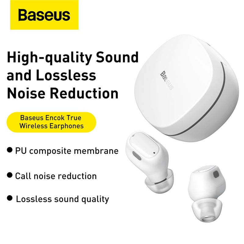 Baseus Encok WM01 Bluetooth Earphones | Wireless Earbuds