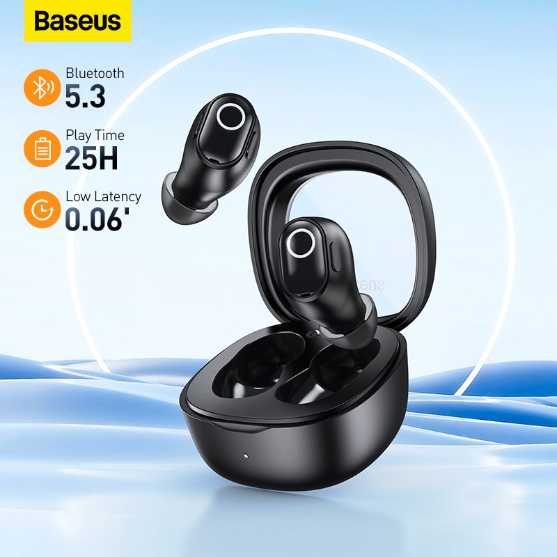 Baseus Bowie WM02 TWS Bluetooth Earbuds | Super Compact | Black/White