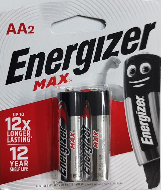 Energizer Cell Max AA Pair | 2 Pack  | Orignal | Lr6