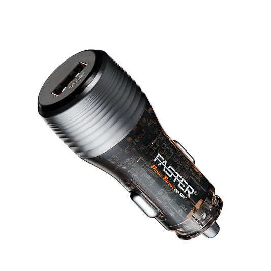 Faster 22.5W Car Charger | USB-A Port | with A-C Cable | FCC-200/FCC-300