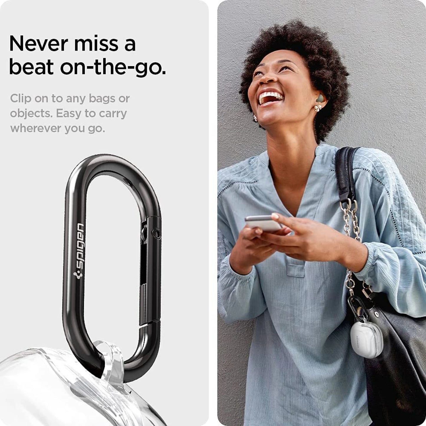 Spigen GEO FIT Ultra Hybrid case for Samsung Galaxy Buds/Buds Pro/Buds2/Buds2 Pro/Buds Live