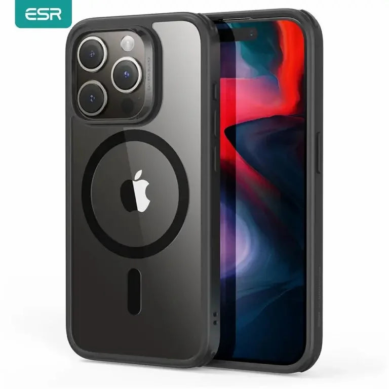 CLEARANCE SALE - ESR Classic Series Magsafe case for iPhone 15 Pro Max - Clear / Clear Black