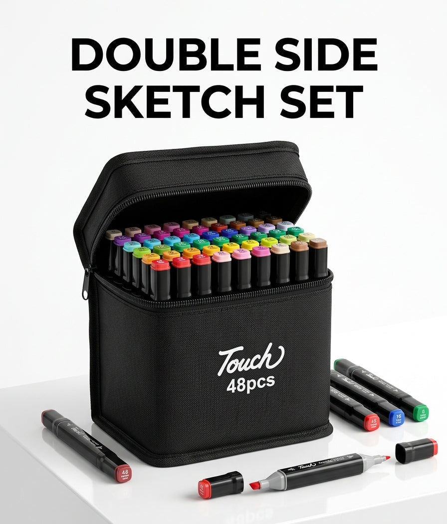 Markers Double-Sided Pen Twin Tip | Touch | 48pcs
