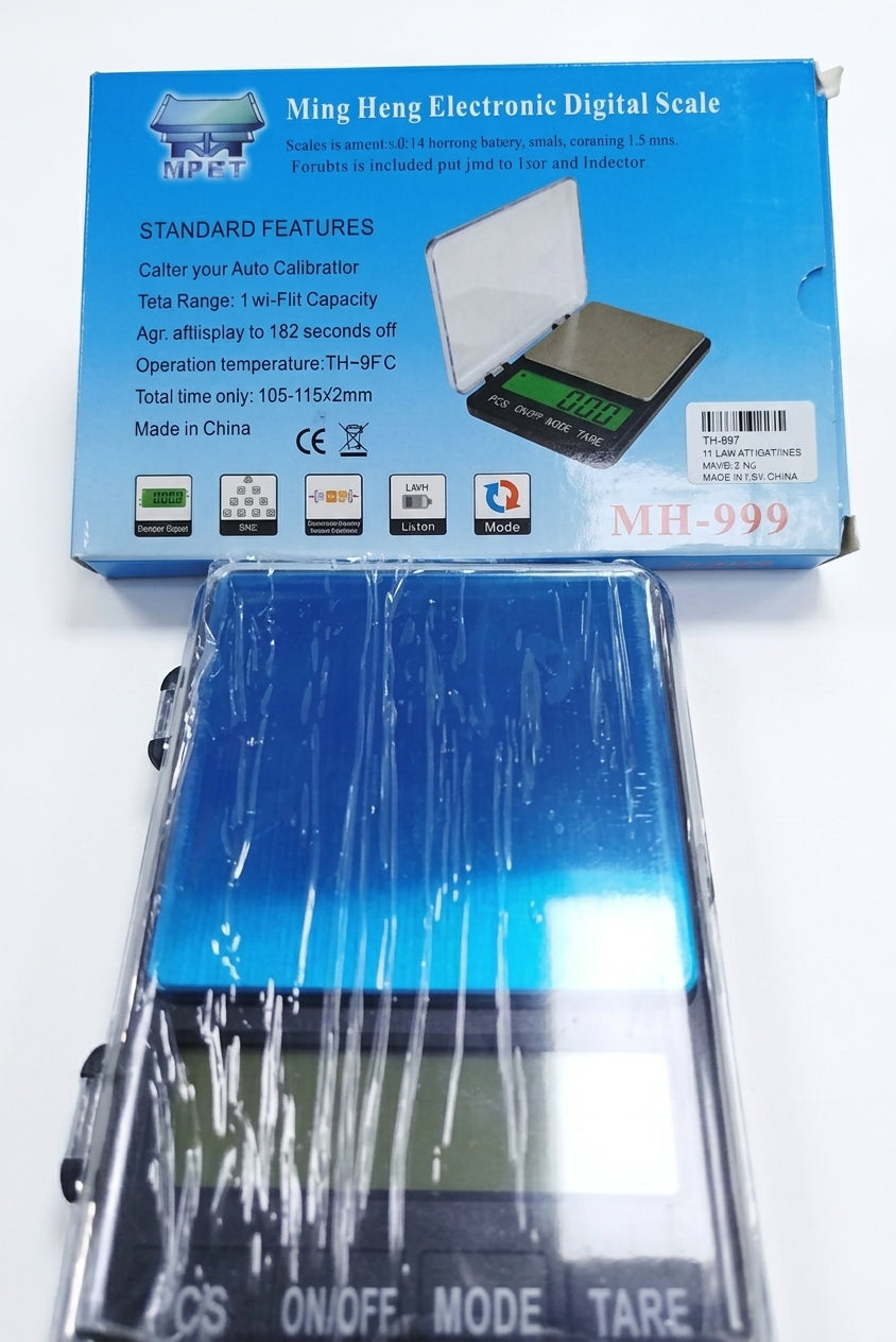 Digital Pocket Weight Scale | Capacity: 1000g/0.01g | MH:99