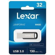 Lexar® JumpDrive® M400 USB 3.0 32GB Flash Drive | 130MB/s