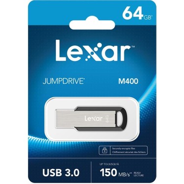 Lexar® JumpDrive® M400 USB 3.0 64GB Flash Drive | 150MB/s
