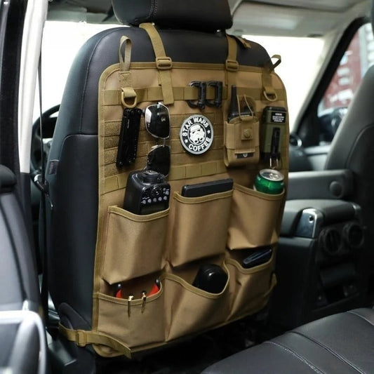 Tactical Car Organizer Seat Back Storage Bag