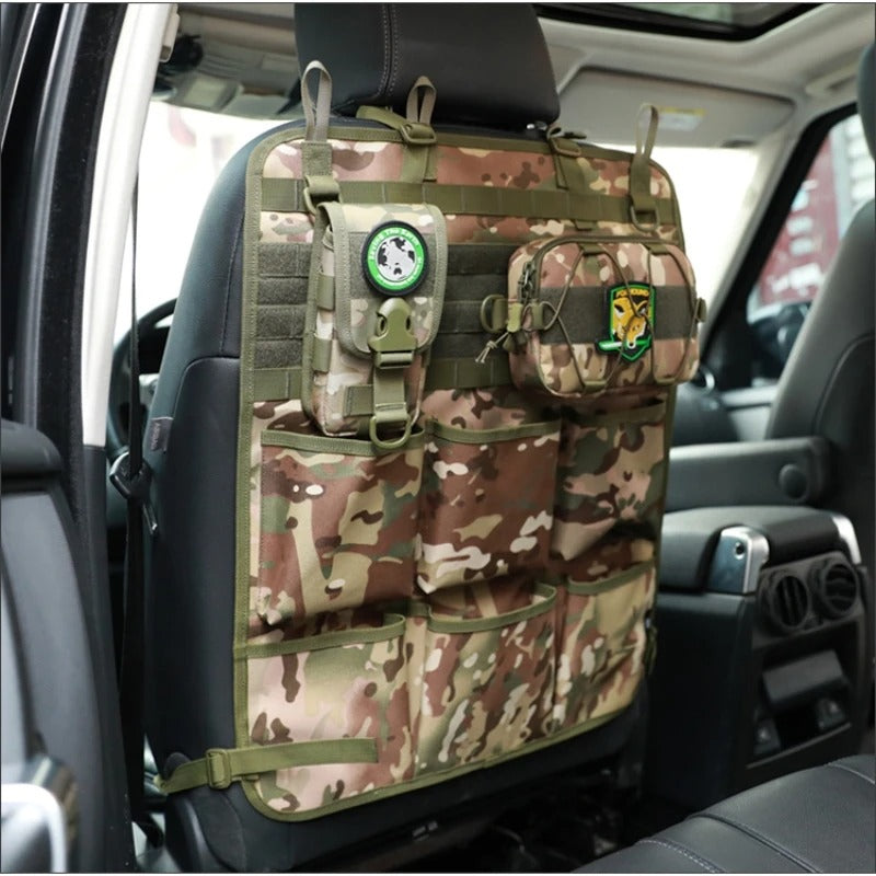 Tactical Car Organizer Seat Back Storage Bag