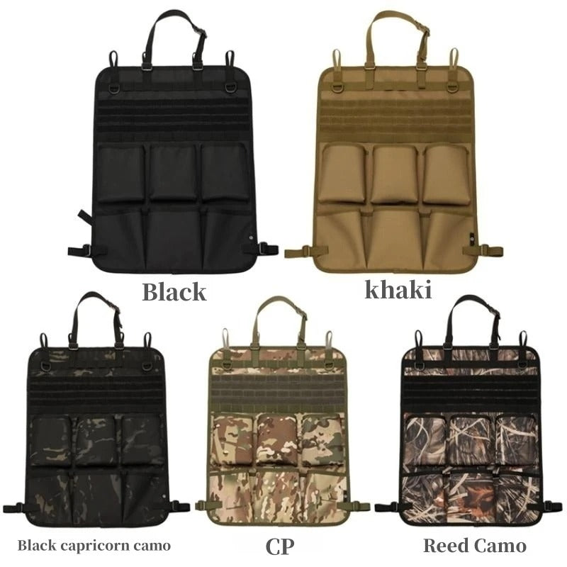 Tactical Car Organizer Seat Back Storage Bag