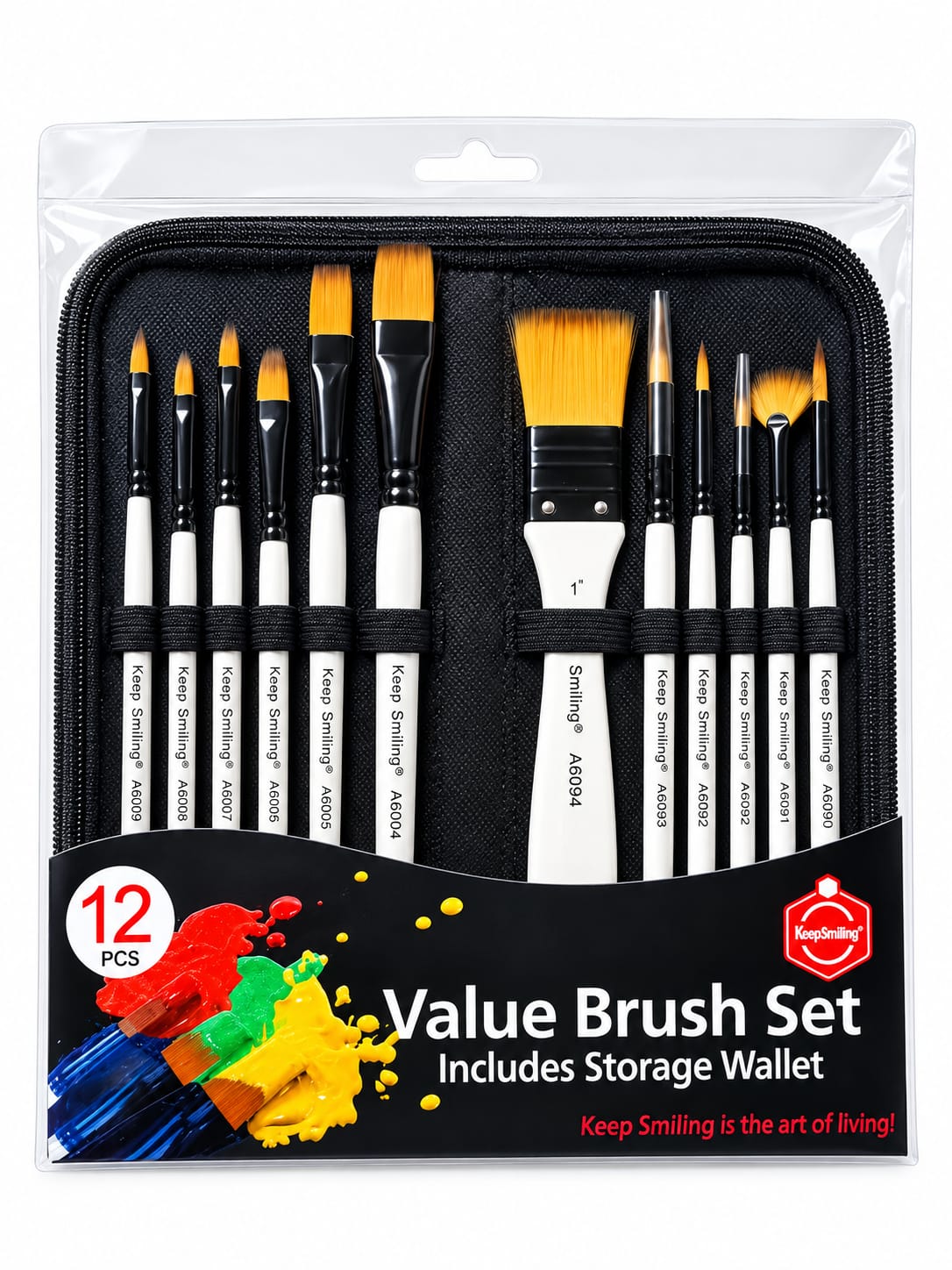Keep Smiling Value Brush Set 12pcs | 6094