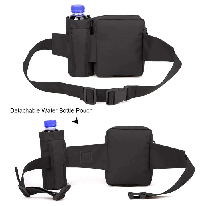 Sole Carrier Waist/Shoulder Bag with Bottle Holder