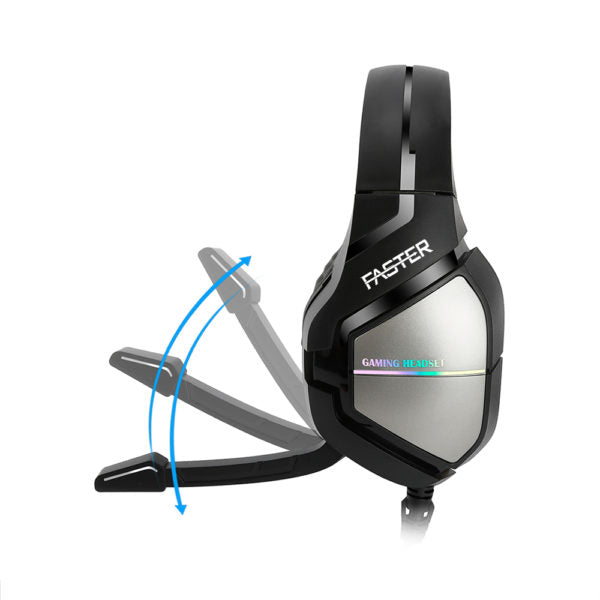 Faster Blubolt BG-200 Gaming Headset/Headphones | Noise Cancelling Microphone