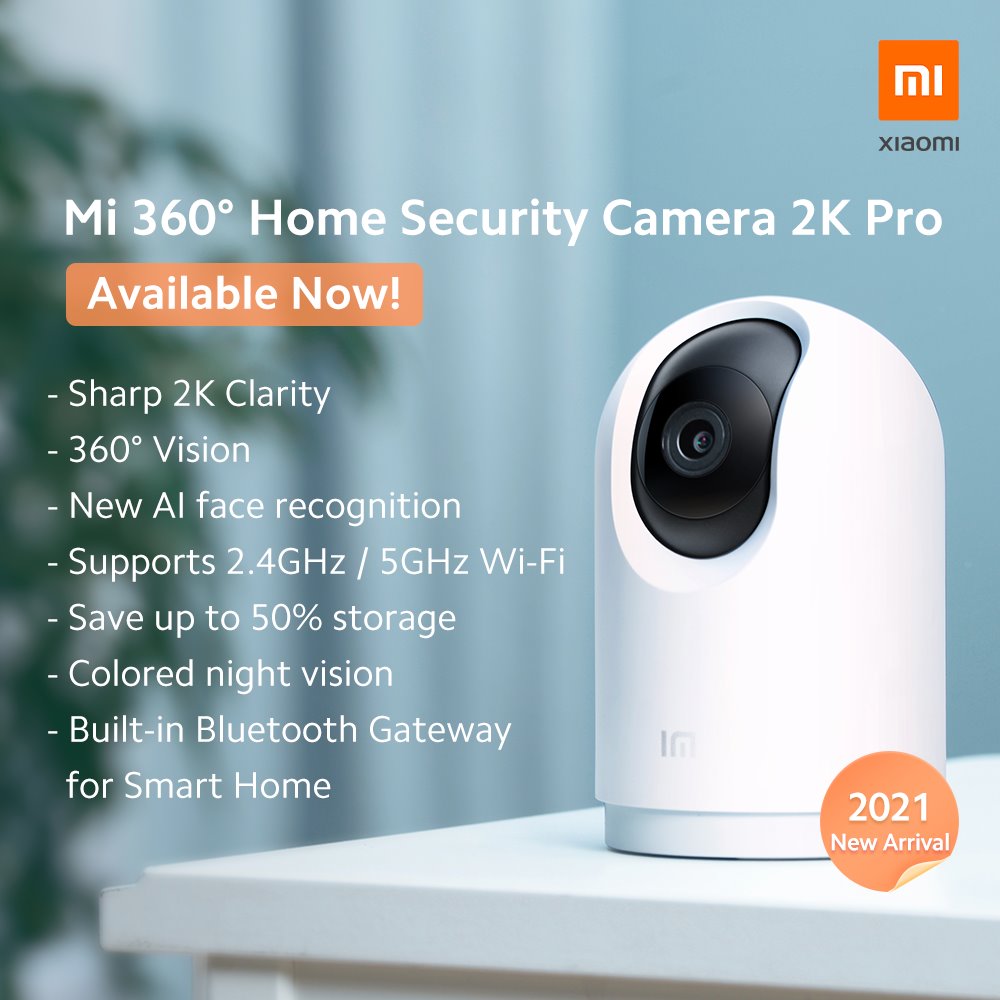 Xiaomi 360° Home Security Camera 2K Pro | Global Version