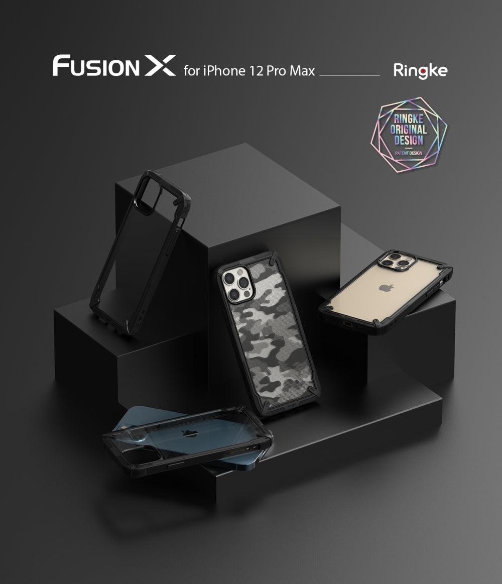 Ringke Fusion-X Camo Cover for Iphone 12 Pro Max