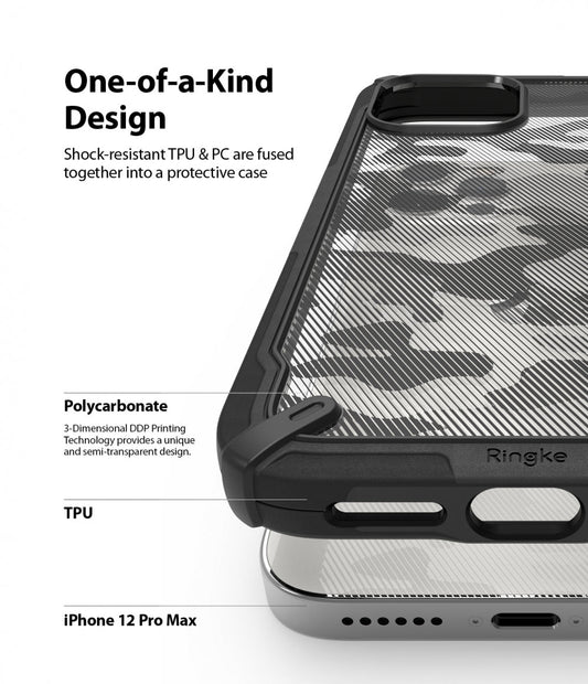 Ringke Fusion-X Camo Cover for Iphone 12 Pro Max