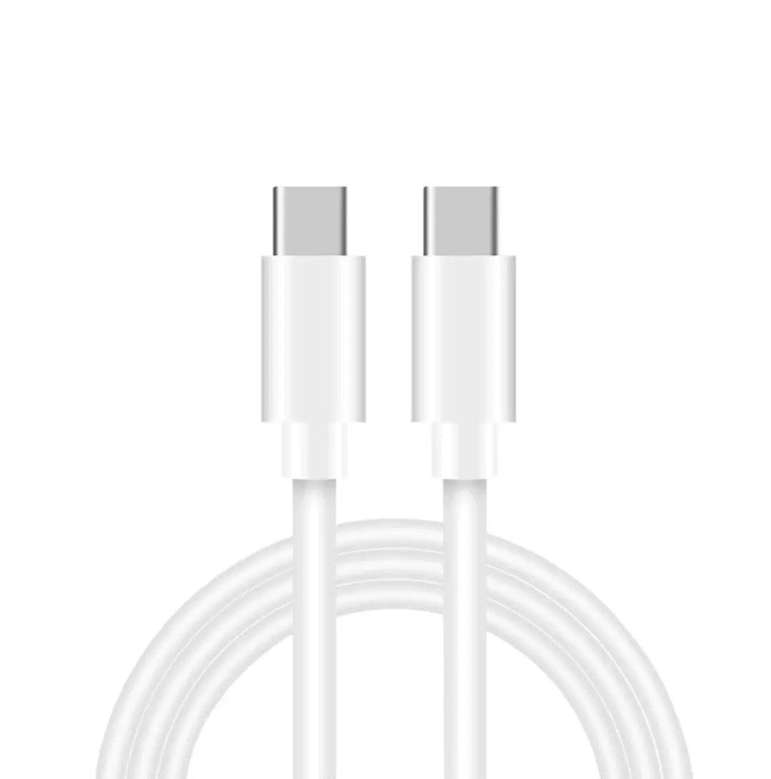 White Iphone Like Type-C to Type-C PD Cable | Supports 25W Super Fast Charging or more