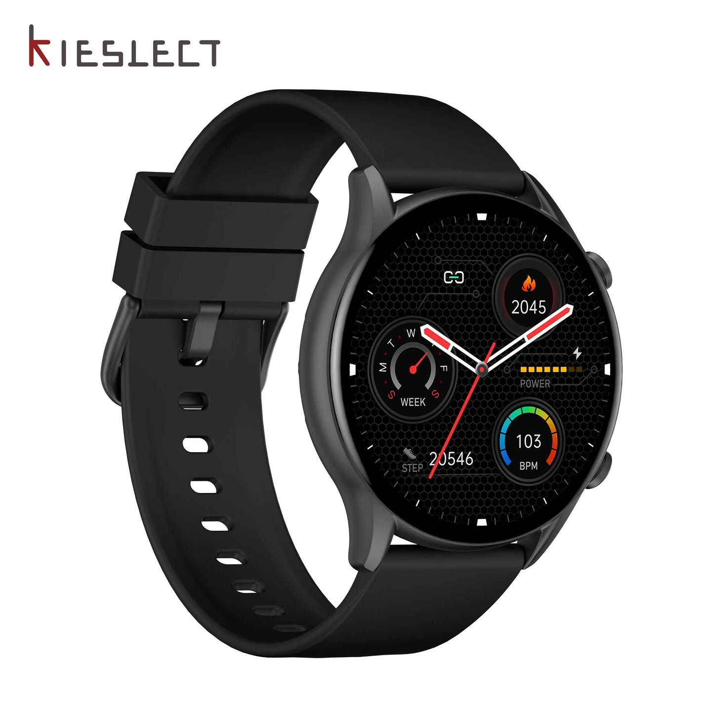 Kieslect Kr IP68 1.32" Semi-Amoled Round Dial Calling SmartWatch