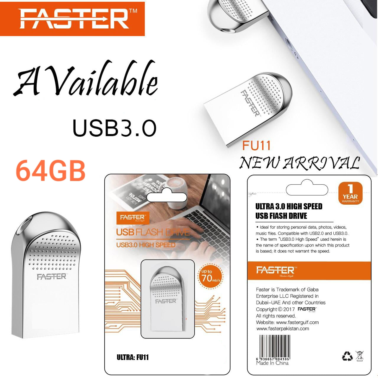 Mini USB 3.0, High Speed, FU11