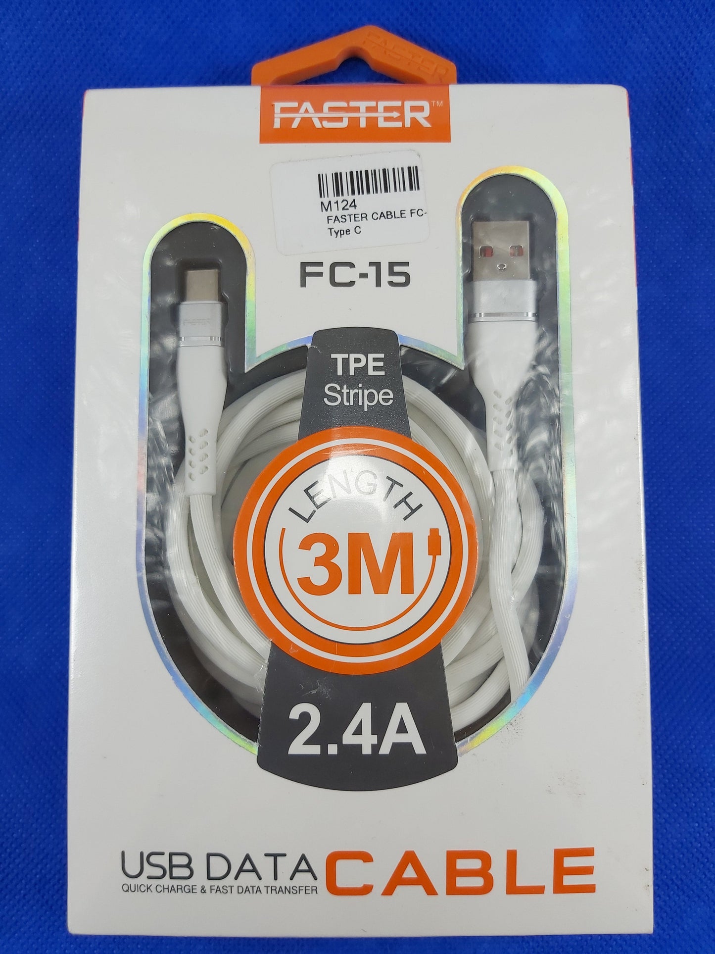 Faster 3 Meter Data & Charging Cable | FC-15