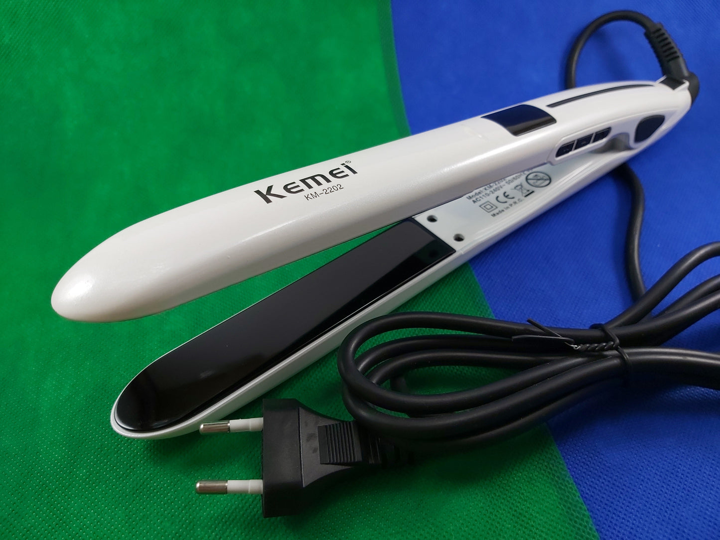 Kemei Hair Iron / Straightener | 45W | 450°F in 30sec