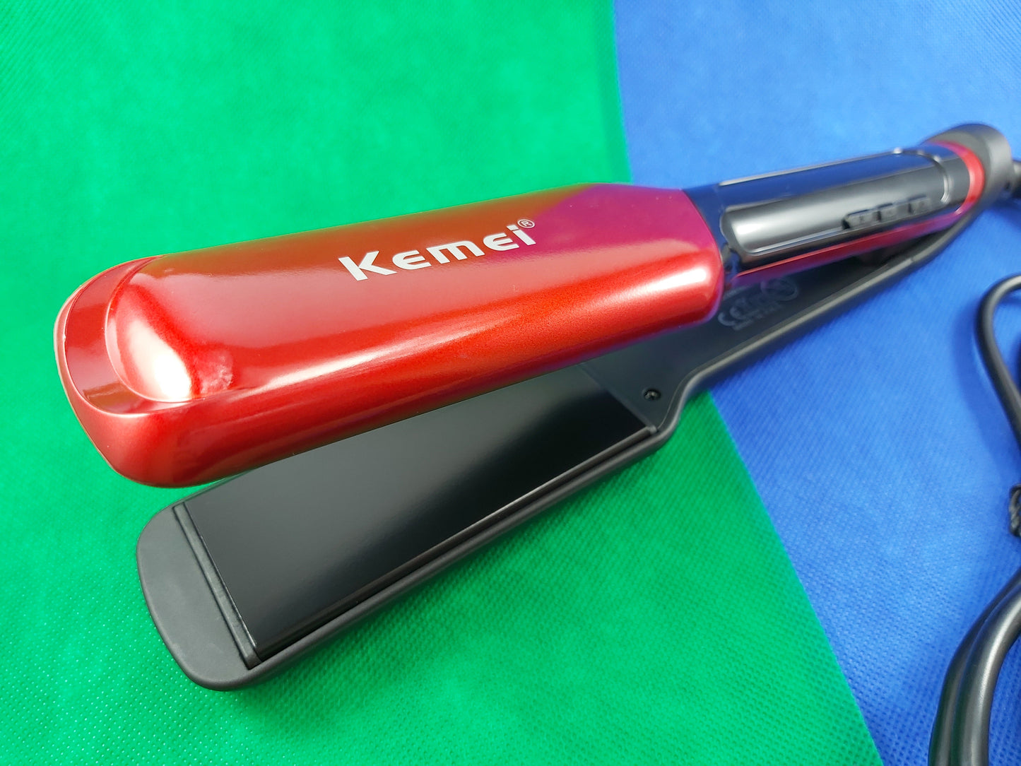 Kemei Hair Iron / Straightener | 45W | 450°F in 30sec