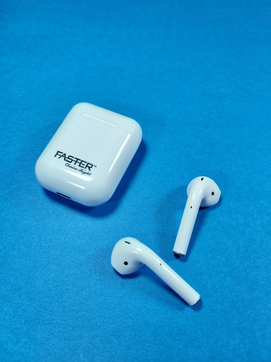 Faster AirBuds | Bluetooth V5.0 | Touch Control+Noise Reduction