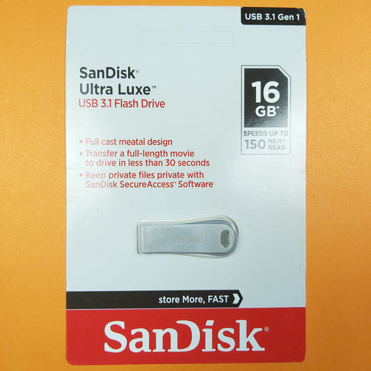 SANDISK 16GB USB 3.1 GEN | READ Speed : 150Mb/s