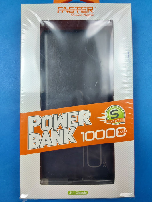 Faster J11 Classic 10,000mAh Power bank | Limited time offer