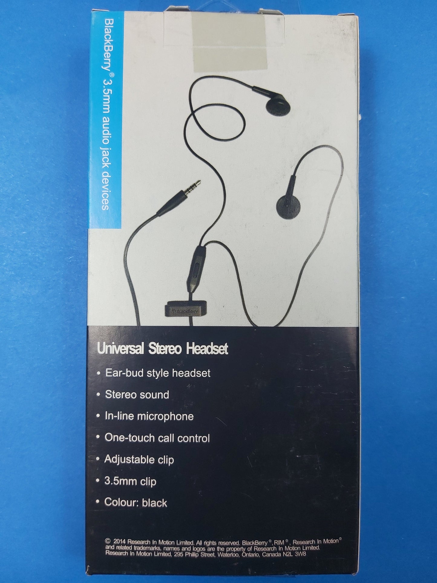 ORIGINAL BlackBerry® Wired Handsfree | 3.5mm Jack