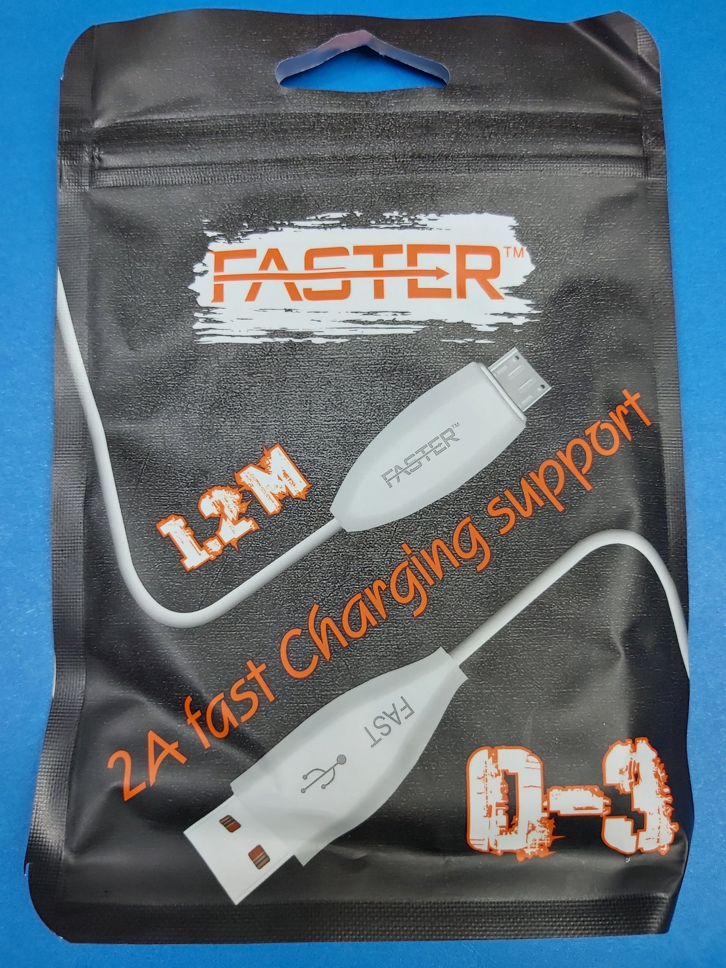 Faster Data & Charging Cable | Micro/Type-C | Fast Charging | 2.4A | 1.2 meter | O3