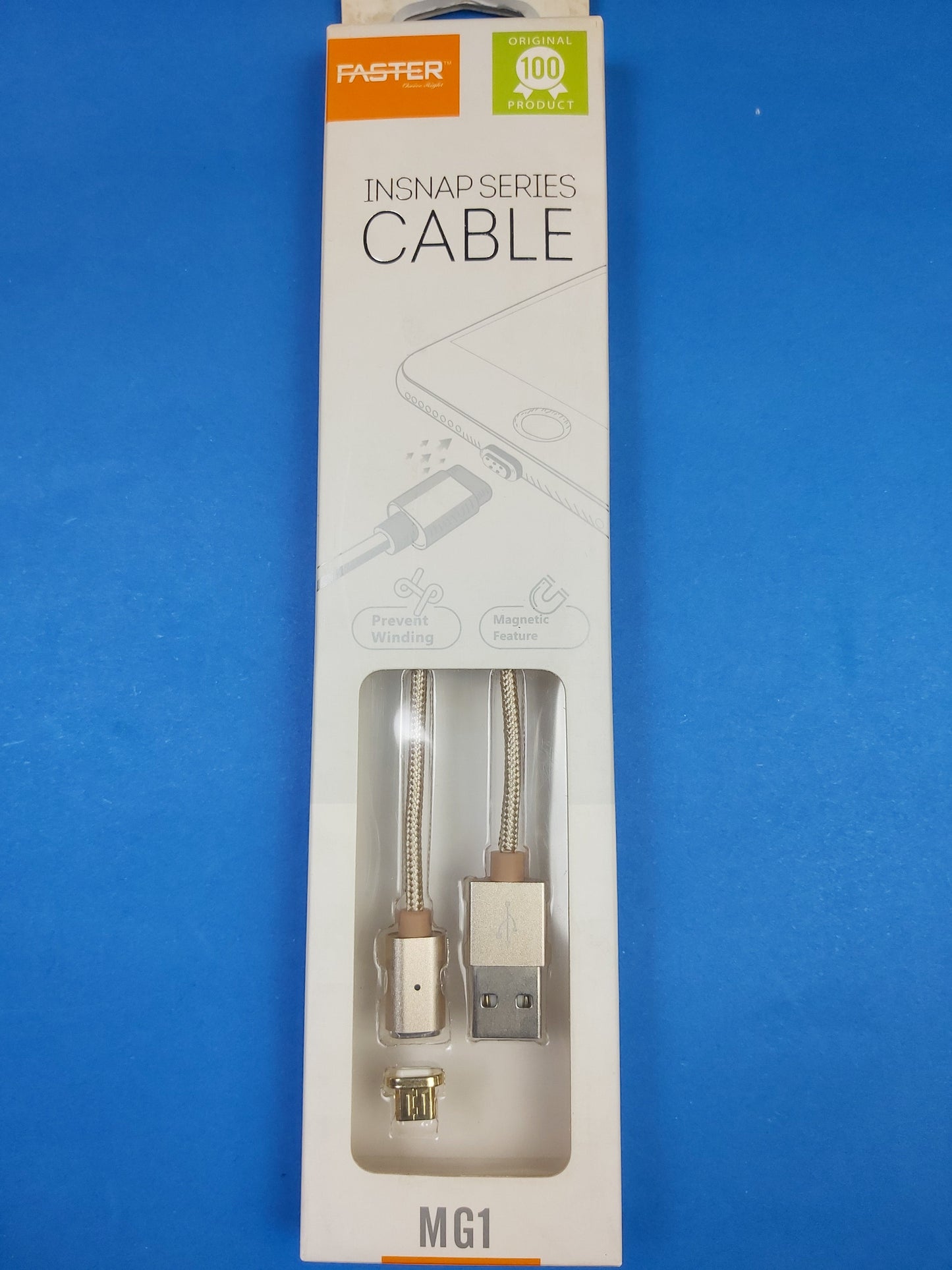 Faster Magnetic Data & Charging Cable | Micro | USB-A to Micro Magnetic Connector | MG1