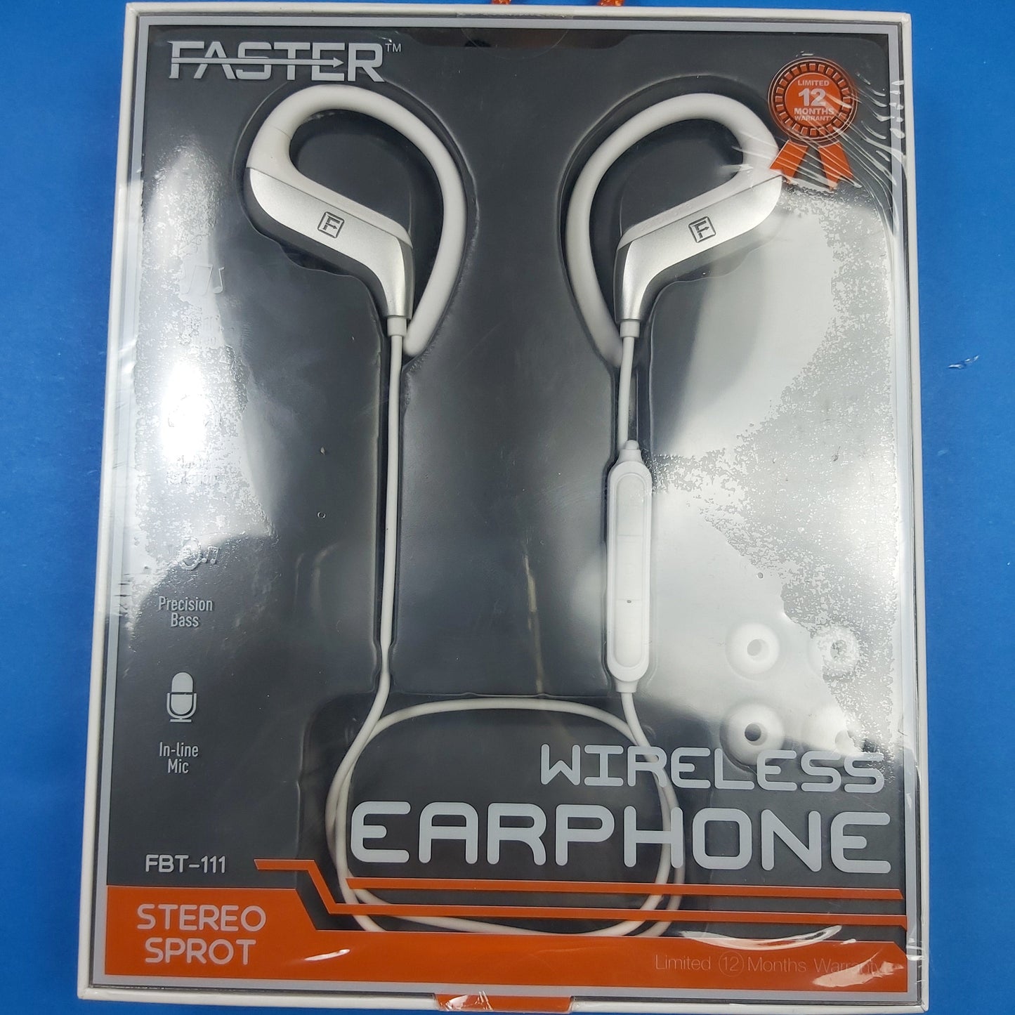 Stereo & Bass Sound, Sports Wireless Earphone, FBT-111, FASTER